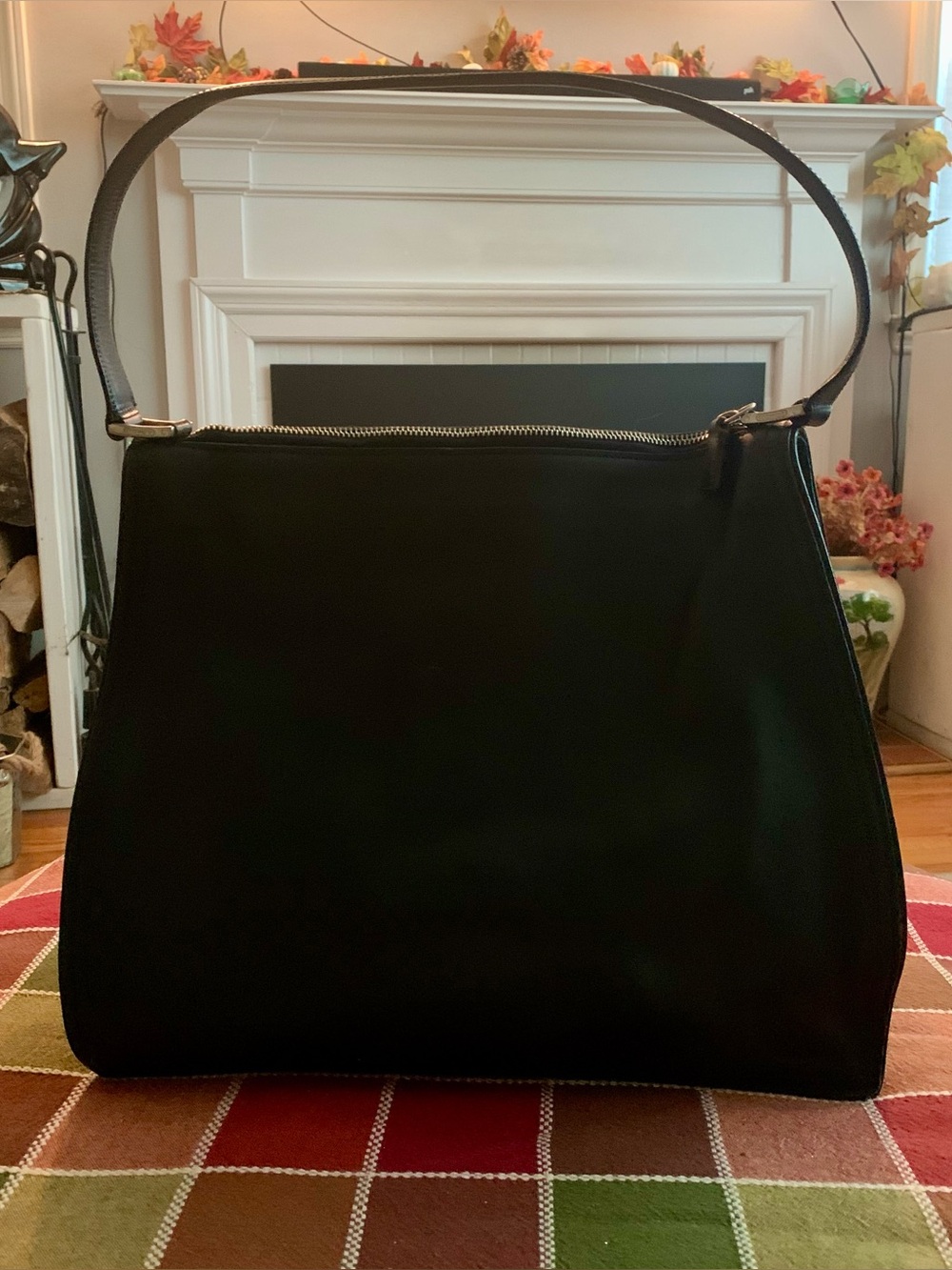 Vintage Coach Monterey Hobo Bag 6143 Black Full Grain Leather